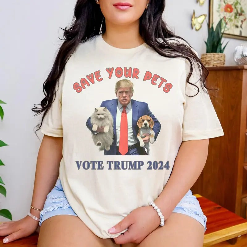 Save Your Pets Shirt, Vote Trump 2024 Shirt, Presidential Debate in Philadelphia 2024 Shirt, Trump Shirts for Sale -...