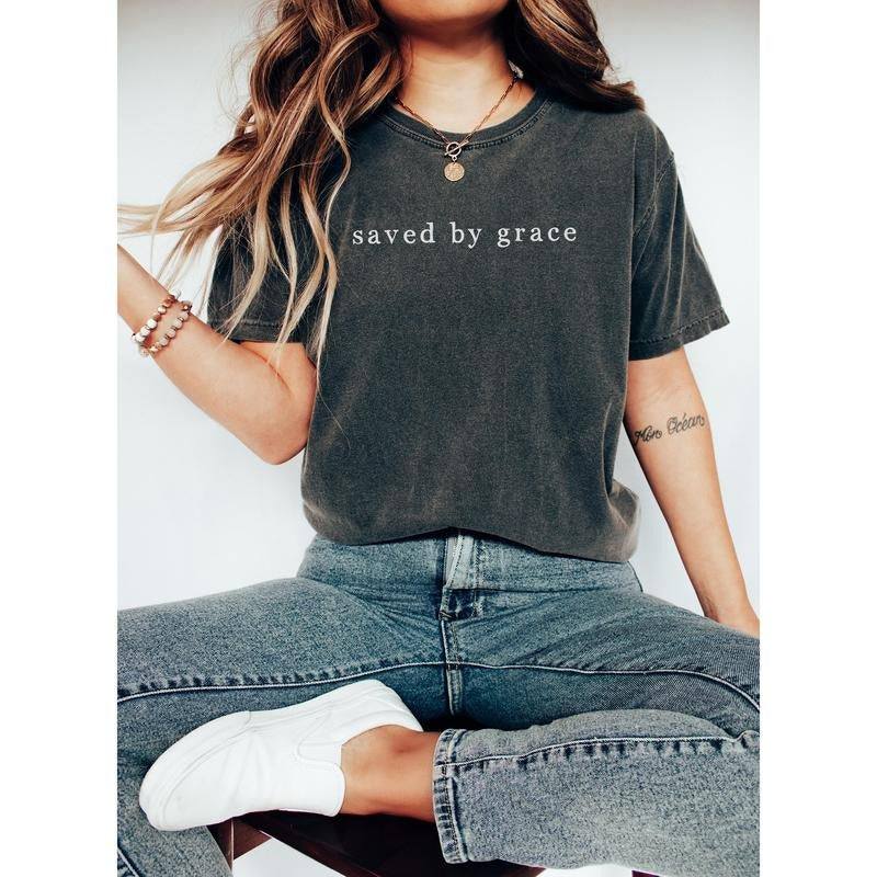 Saved Grace Jesus Shirt Christian Shirt Christian Shirt Christian Faith Based Shirt T-Shirts, Hoodie, Sweatshirt
