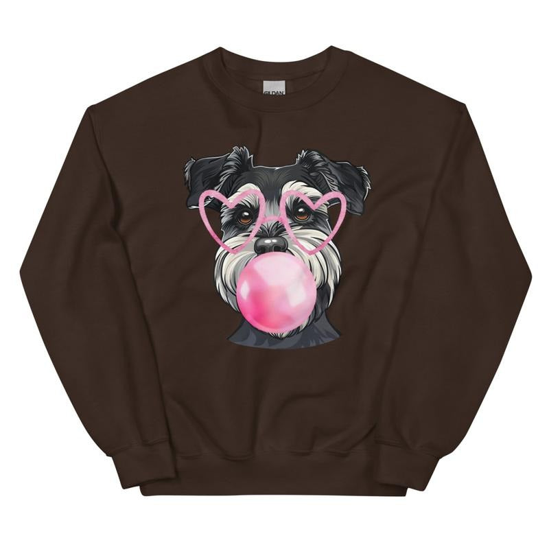 Schnauzer Bubble Dog Sweatshirt T-Shirts, Hoodie | HypeCrazeTee.com