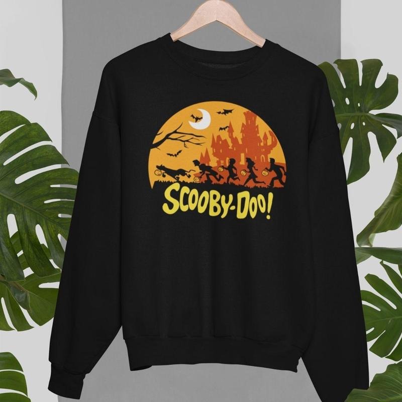Scooby Doo Halloween Night Trick or Treat Unisex Sweatshirt Sweatshirt, Hoodie, Comfort Colors T-Shirts | HypeCrazeTee.com