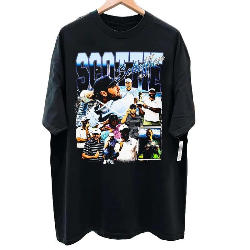 Scottie Scheffler T-Shirt Golf Streetwear, 90s Scottie Scheffler graphic tee men gifts, masters 2025 merch Hoodie, Sweatshirt
