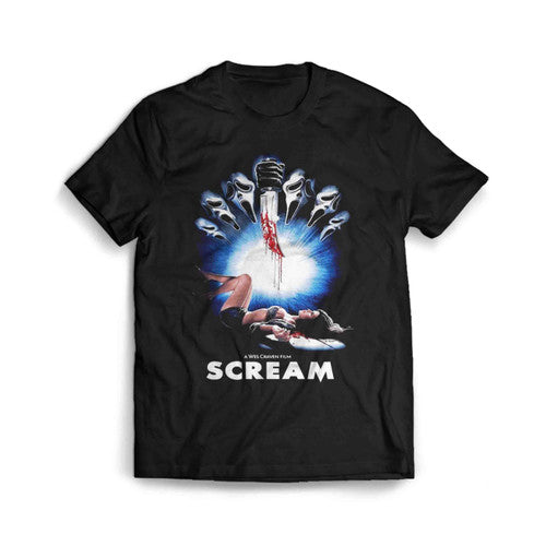 Scream Horror Movie Film Graphic Men's T-Shirt Tee