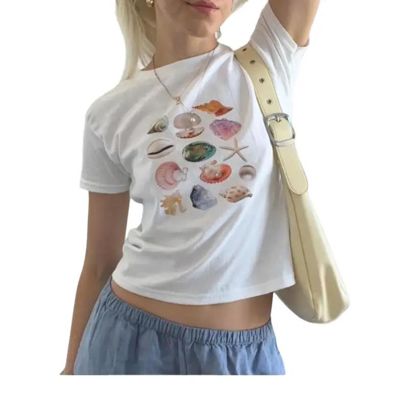 Sea Shell Baby Vintage Collage Seashell Baby Coastal Grandma Cute T-Shirts, Hoodie, Sweatshirt