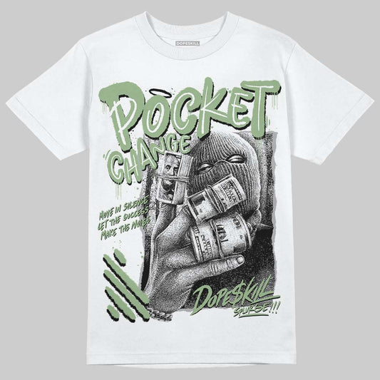 Seafoam 4s DopeSkill T-Shirt Pocket Change Graphic