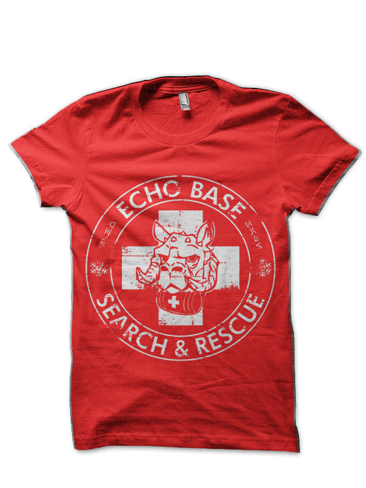 Search Echo Base & Rescue Red T-Shirt