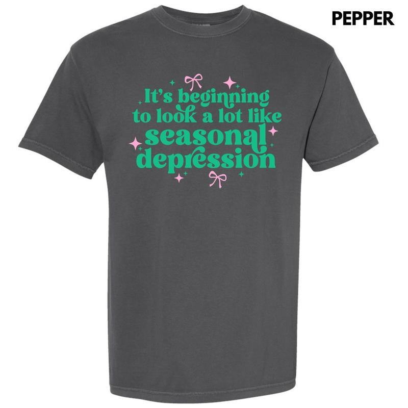 Seasonal Depression Comfort Colors T-Shirt 'NLB' Hoodie, Sweatshirt | HypeCrazeTee.com