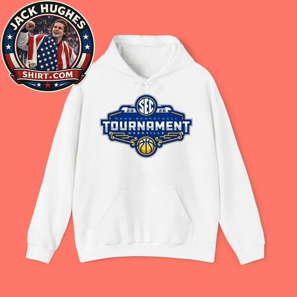 Sec 2026 Men’s Basketball Tournament Nashville Logo T-Shirt