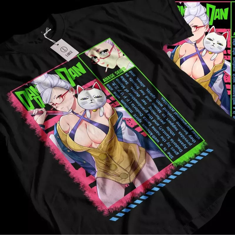 Seiko Ayase T-shirt Dandadan Cosplay Momo Anime Gift Unisex Top Tee Hoodie, Sweatshirt | HypeCrazeTee.com