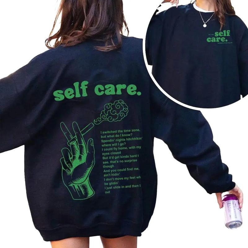 Self Care Hoodie, Mac Swimming Shirt, Mac M Shirt, Hoodie, Sweatshirt, T-Shirt | HypeCrazeTee.com