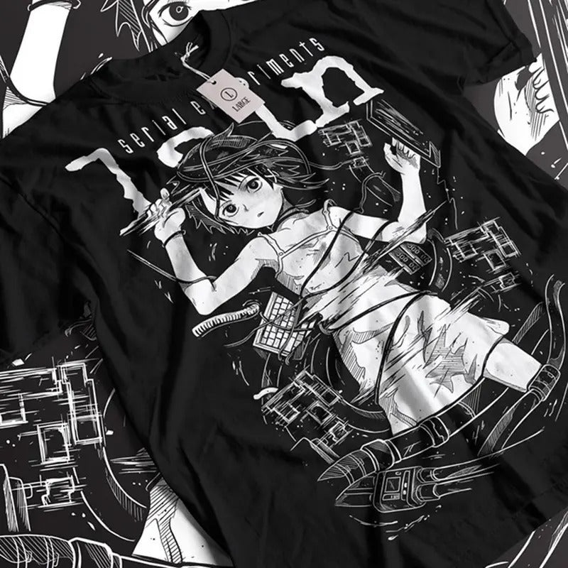 Serial Experiments Lain T Shirt, Science Fiction Anime Graphic Tee Men & Women Hoodie, Sweatshirt | HypeCrazeTee.com