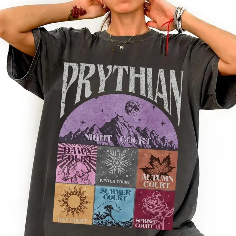 Seven Courts Of Prythian Shirt, The Maas Tour Shirt, Velaris Night Court Shirt, SJM Inspire Shirt, Gift For Book Lover...
