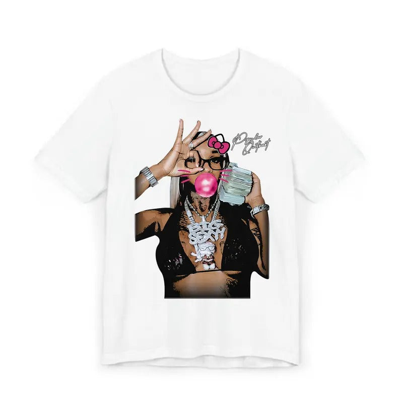 Sexxy Reddd Bubblegum Big Face Rap Tee - Must-Have Graphic Design Shirt Hoodie, Sweatshirt | HypeCrazeTee.com