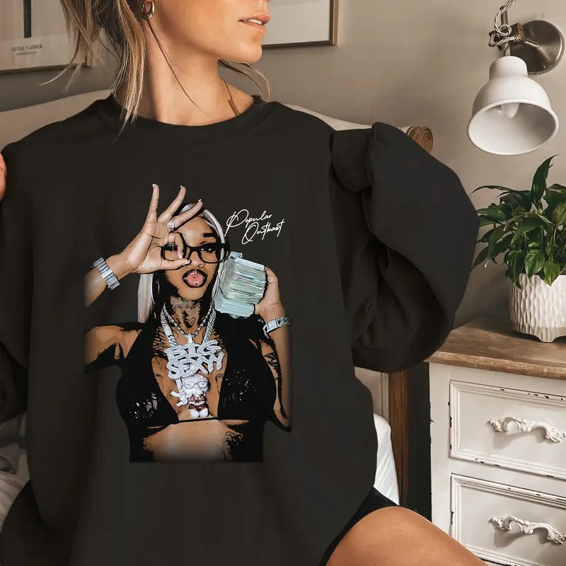 Sexxy Reddd Iconic Big Face Rap Sweatshirt T-Shirts, Hoodie | HypeCrazeTee.com