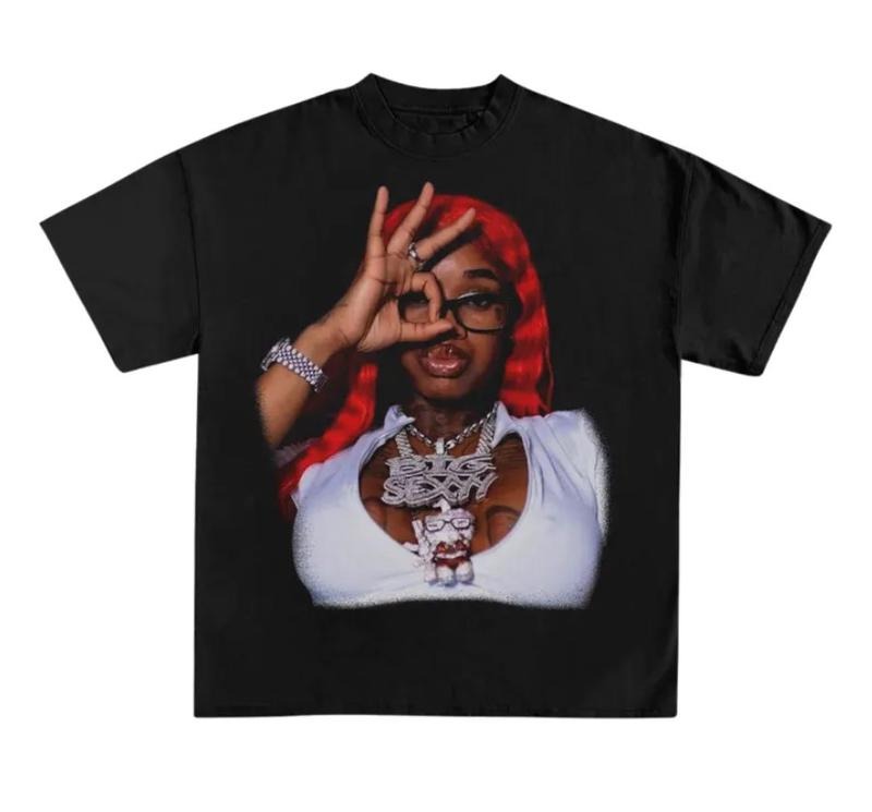 Sexyy Red shirt 4 President Rapper shirt, Sexxy Red concert tee Classic Cotton Hoodie, Sweatshirt | HypeCrazeTee.com