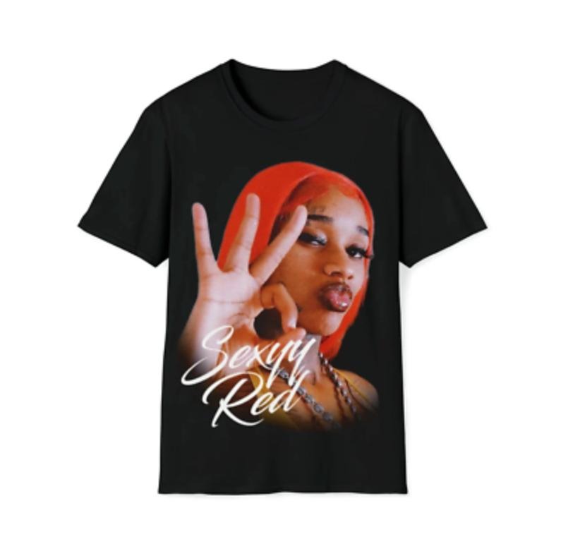 Sexyyy Red Singer Gift For Fan Basic T-Shirt Tee Hoodie, Sweatshirt | HypeCrazeTee.com