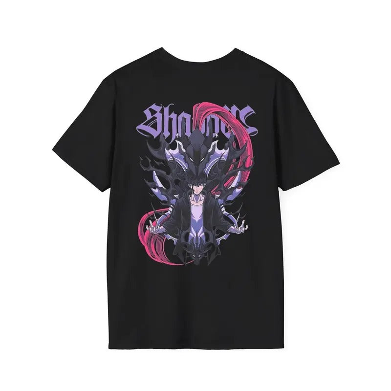 Shadow Monarch T-shirt Anime Unisex T-shirt Sung Jinwoo Hoodie, Sweatshirt | HypeCrazeTee.com