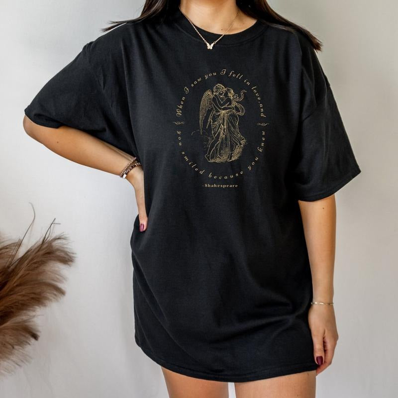 Shakespeare T Shirt Poet Shirt Book Shirt Dark Academia Clothing Bookish Shirt Literature Shirt Greek Mythology Literary...