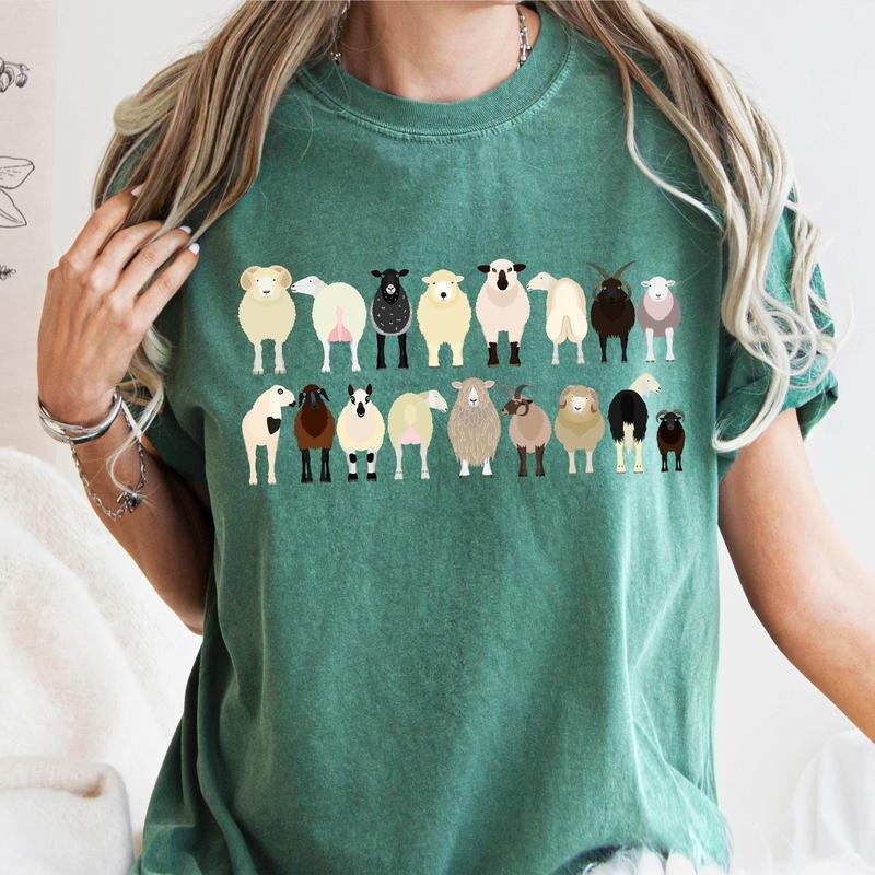 Sheep Breeds Farm Animal Lover T-Shirt Hoodie, Sweatshirt | HypeCrazeTee.com