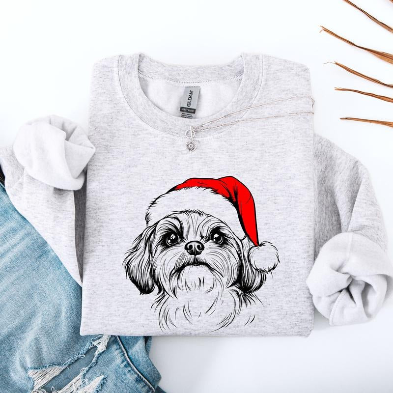 Shih Tzu, Dog Lover Apparel, Pet, Dog Breed, Cute Sweatshirt, Crew Neck, Women's, Crewneck T-Shirts, Hoodie