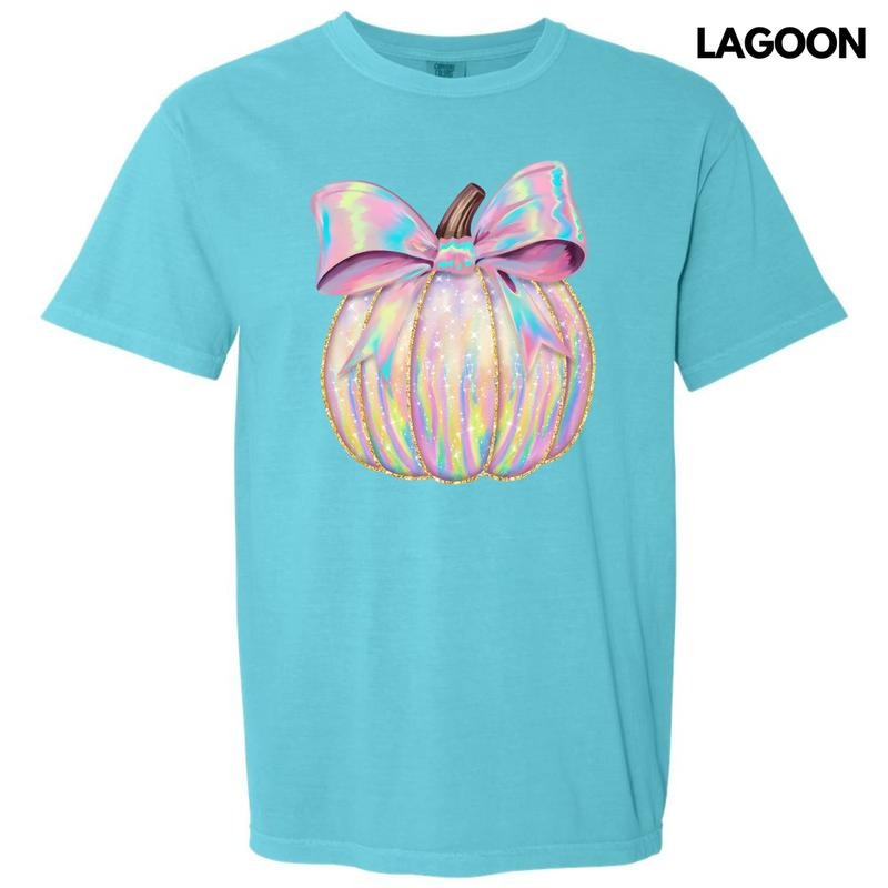 Shimmer Rainbow Pumpkin Comfort Colors T-Shirt 'NLB' Hoodie, Sweatshirt | HypeCrazeTee.com