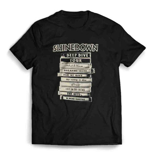 Shinedown Deep Dive Tour The Revolution Live Tour 2022 Mens T-Shirt Tee