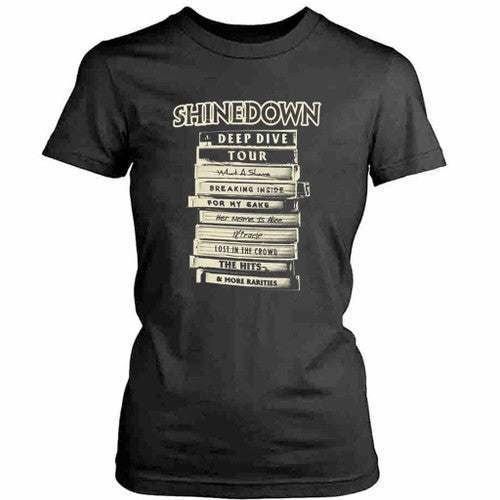 Shinedown Deep Dive Tour The Revolution Live Tour 2022 Womens T-Shirt Tee