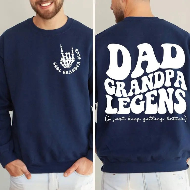 Shop the Coolest Grandpas Club Sweatshirt & Gifts for Fathers Day