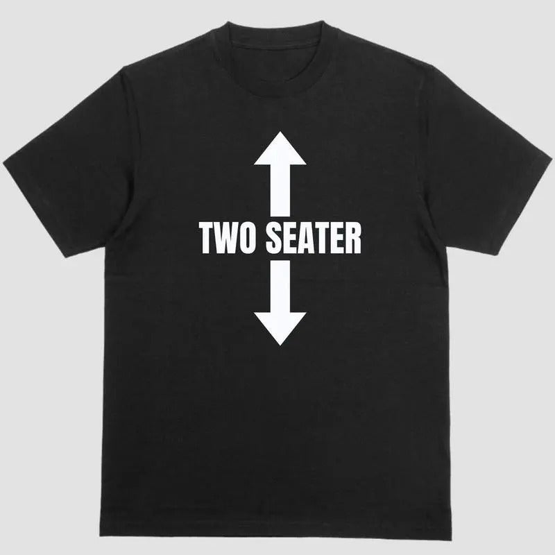 Short sleeve shirt, TWO SEATER Hoodie, Sweatshirt | HypeCrazeTee.com