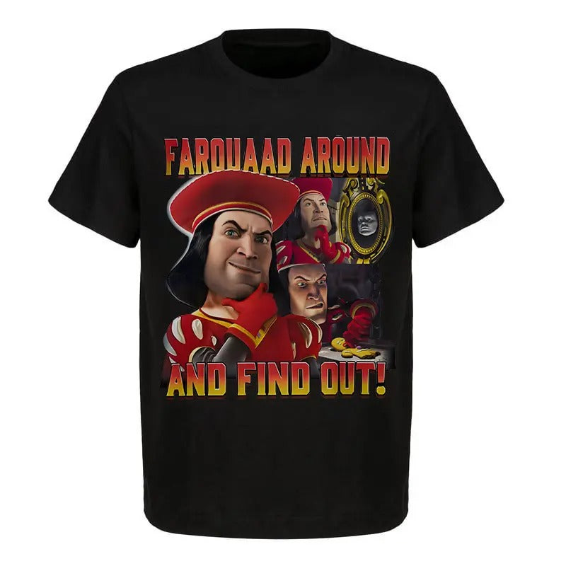 Shrek Lord Farquaad Retro Multi Portrait T-Shirt - BoxLunch Exclusive, funny meme shirt Hoodie, Sweatshirt | HypeCrazeTee.com