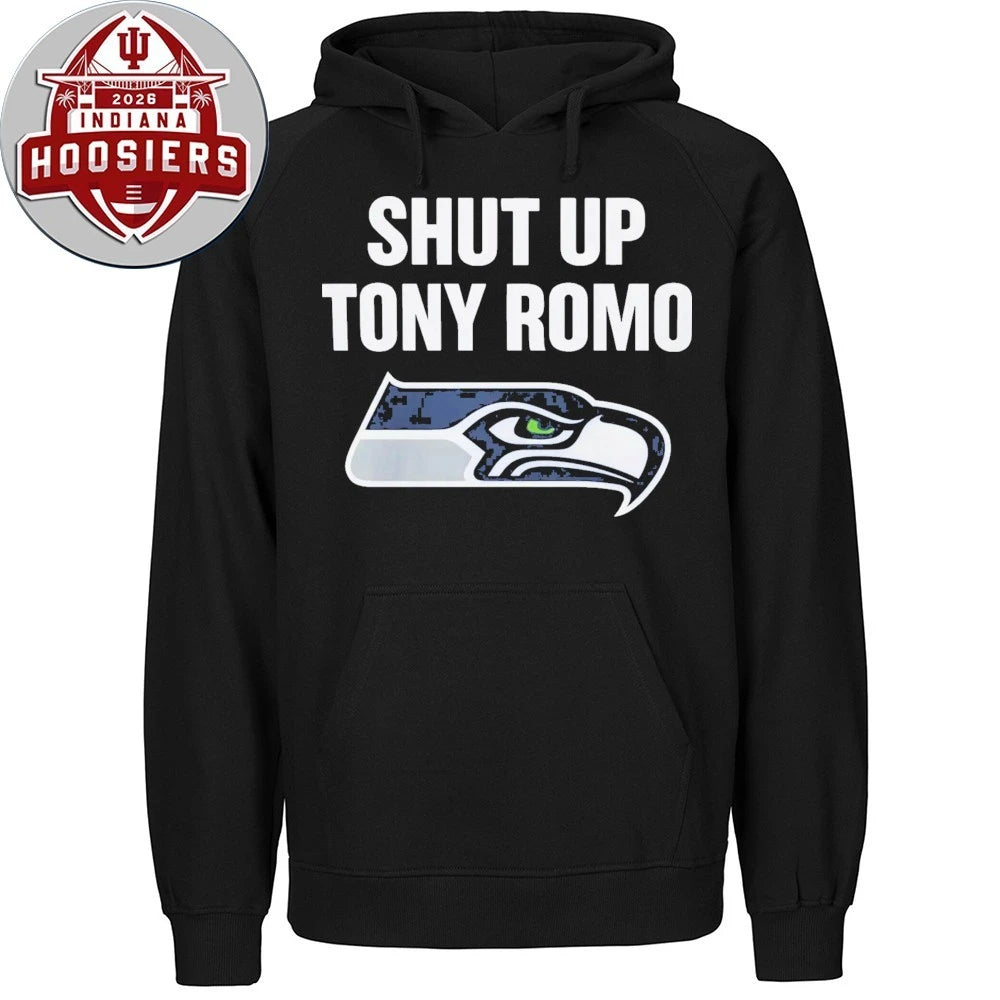 Shut Up Tony Romo Seahawks Logo 2026 T-Shirt