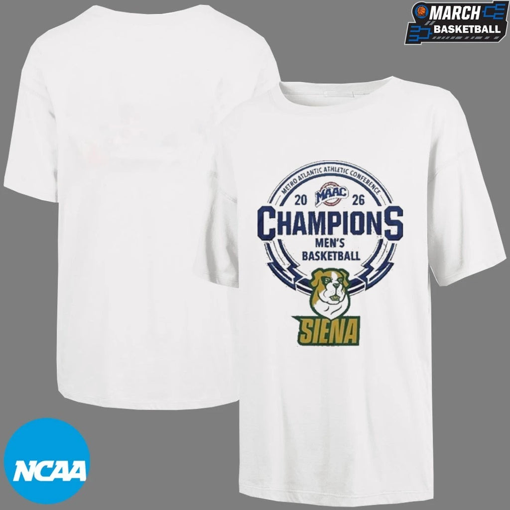 Siena Saints Men’S Basketball 2026 Metro Atlantic Athletic Conference Champions T-T-Shirtss