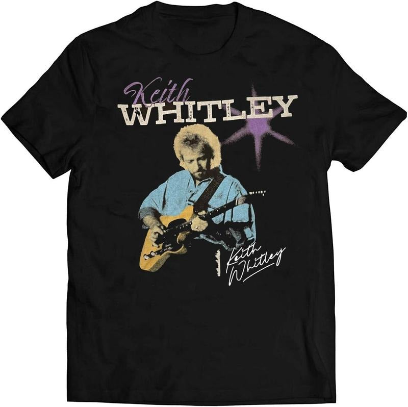 Signed Keith Whitley Purple Guitar T Shirts All Size S To 5xl Hoodie, Sweatshirt | HypeCrazeTee.com