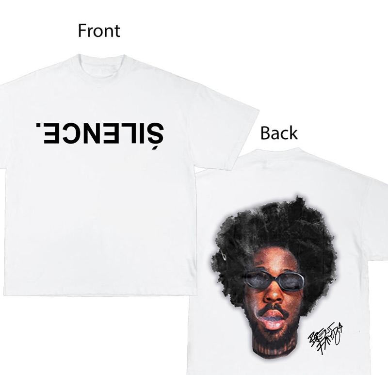 Silence Brentt Faiiyazz New Graphic Rap Tee Graphic Shirtstyle{n002}2 Hoodie, Sweatshirt | HypeCrazeTee.com