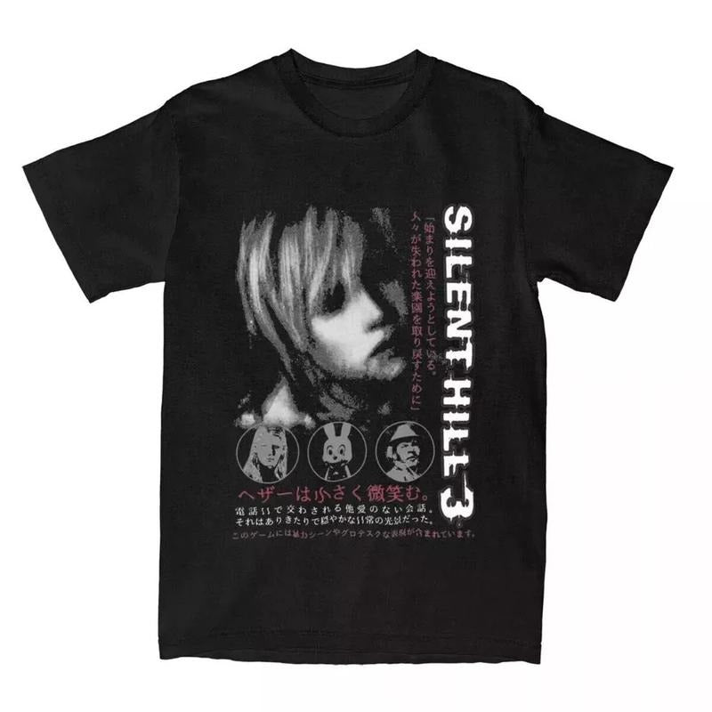 Silent Hill 3 Black T-Shirt Silent Hill Tee Game T-Shirt Hoodie, Sweatshirt | HypeCrazeTee.com