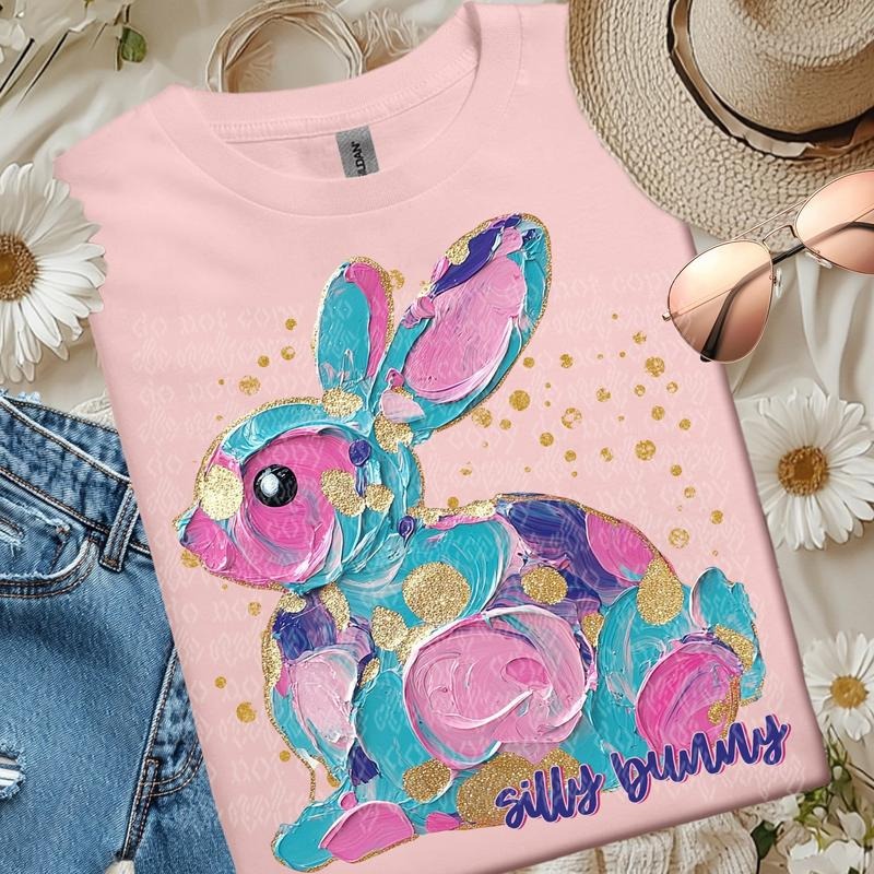 Silly Bunny DTF Transfers - THIS IS NOT A SHIRT Hoodie, Sweatshirt | HypeCrazeTee.com