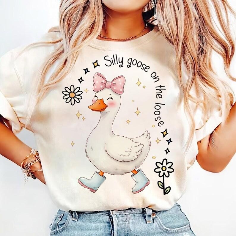 Silly Goose On The Loose Meme Funny Boy Goose T-Shirt Hoodie, Sweatshirt | HypeCrazeTee.com