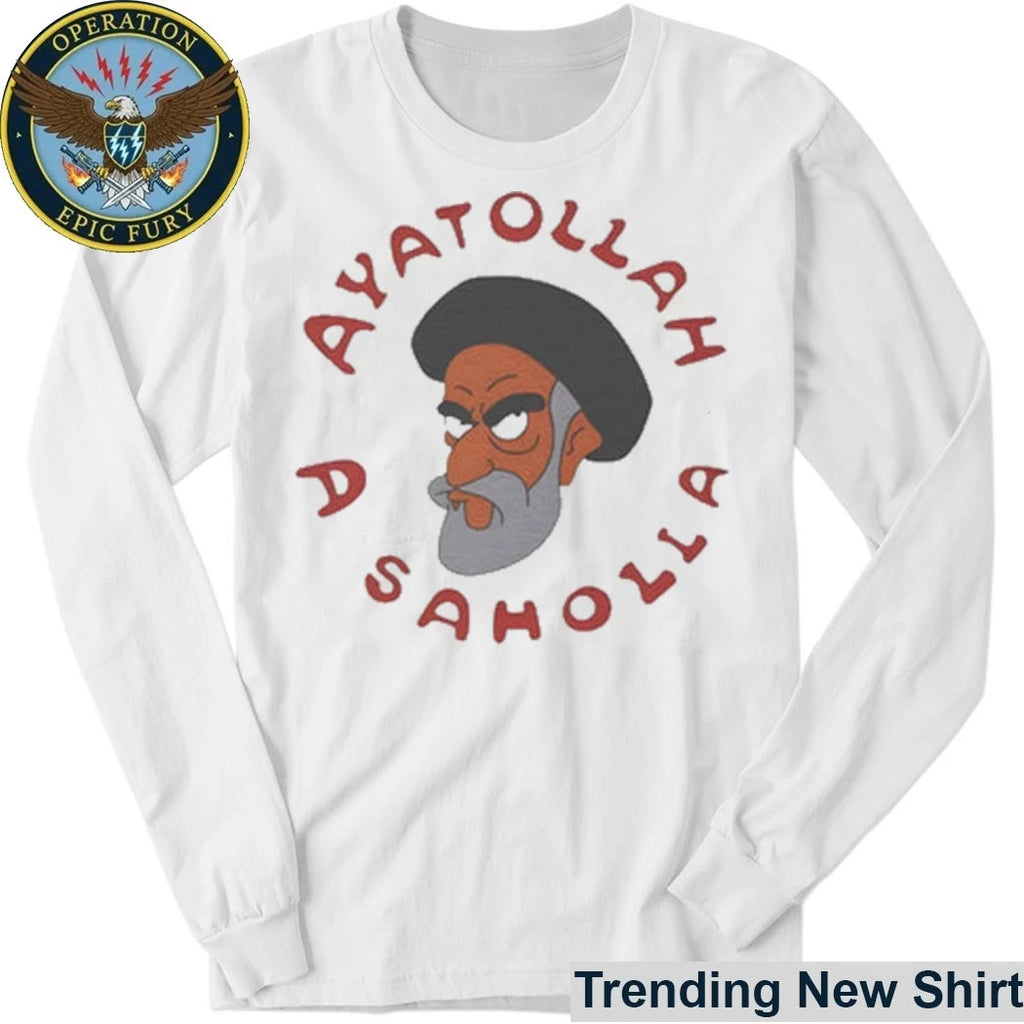 Simpsons Ayatollah T-Shirt Deep Cut Retro Cartoon Reference Shirt