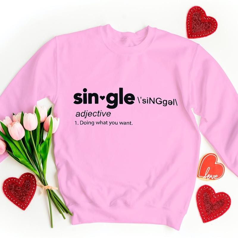 Single Sweatshirt - Doing What you want Casual Crewneck T-Shirts, Hoodie | HypeCrazeTee.com