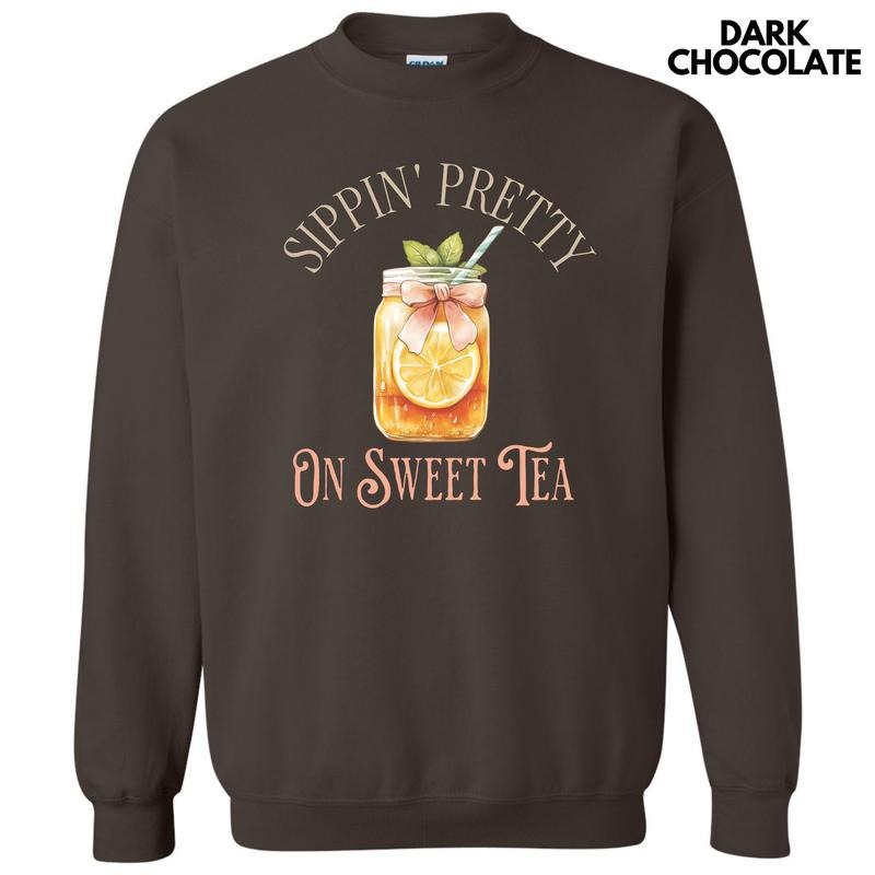 Sippin' Pretty Sweatshirt 'NLB' T-Shirts, Hoodie | HypeCrazeTee.com