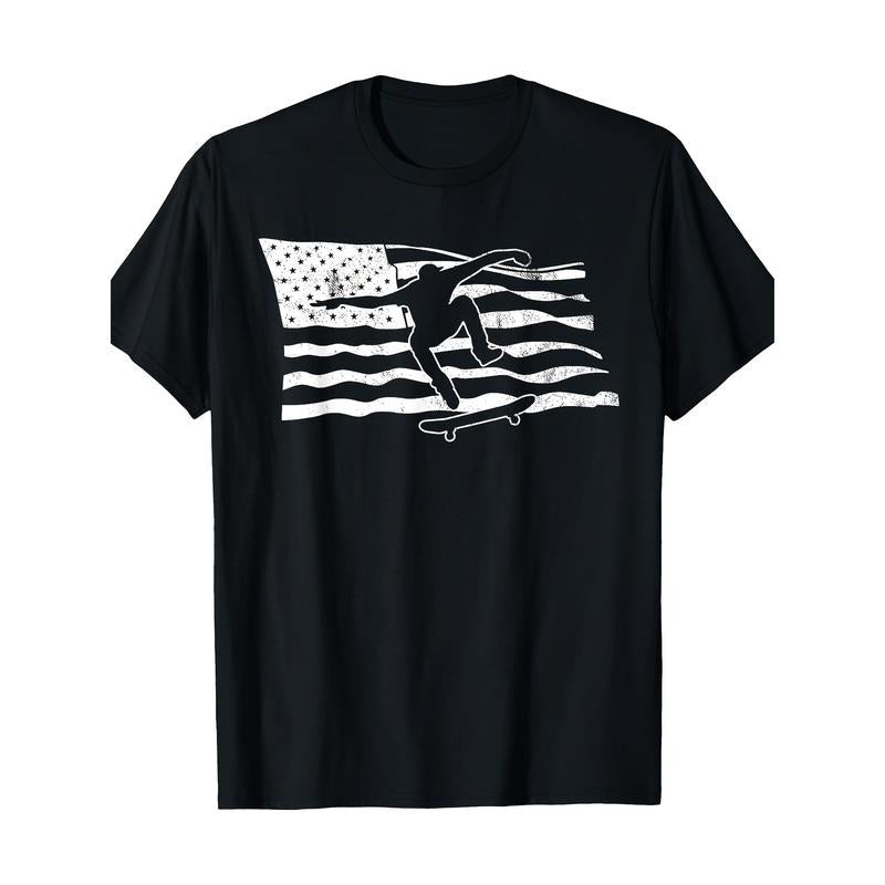 Skateboard T-shirt Gift T-shirt 100% cotton T-shirt Made in USA Hoodie, Sweatshirt | HypeCrazeTee.com