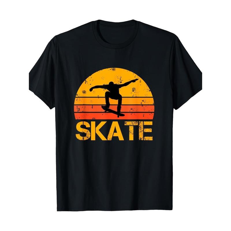 Skateboarder Retro Retro Skateboard T-shirt 100% cotton T-shirt Made in USA Hoodie, Sweatshirt | HypeCrazeTee.com