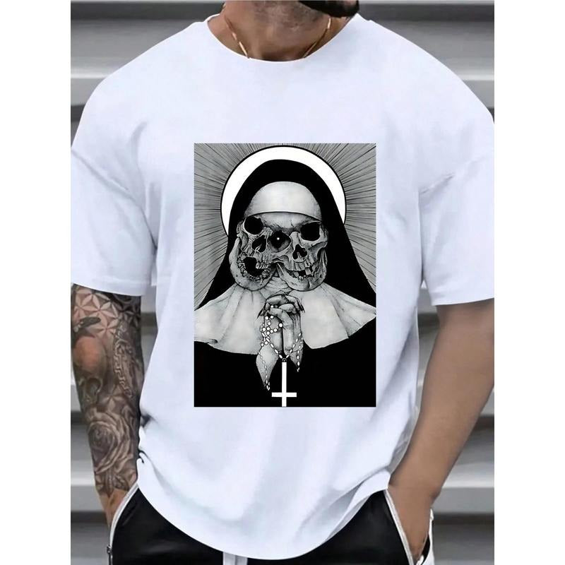 Skull - Nun Graphic T