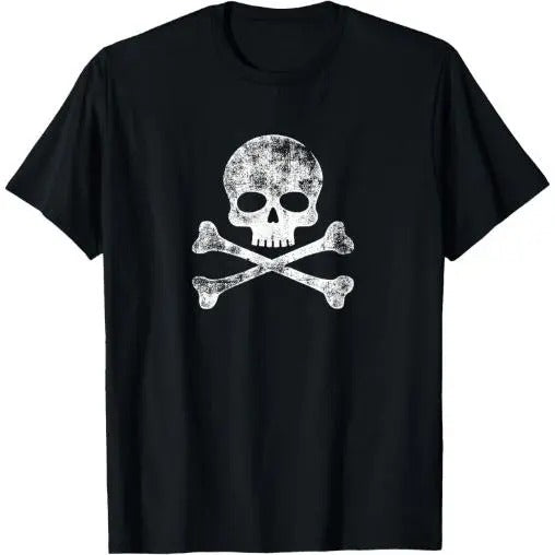 Skull Crossbones Skeleton Jolly Roger T-Shirt Made in USA Hoodie, Sweatshirt | HypeCrazeTee.com
