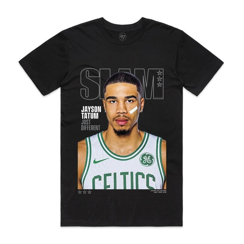 Slam Cover T-Shirt - Jayson Tatum (Slam 218), 100% Cotton Unisex Shirt, Gift For Fan Hoodie, Sweatshirt | HypeCrazeTee.com