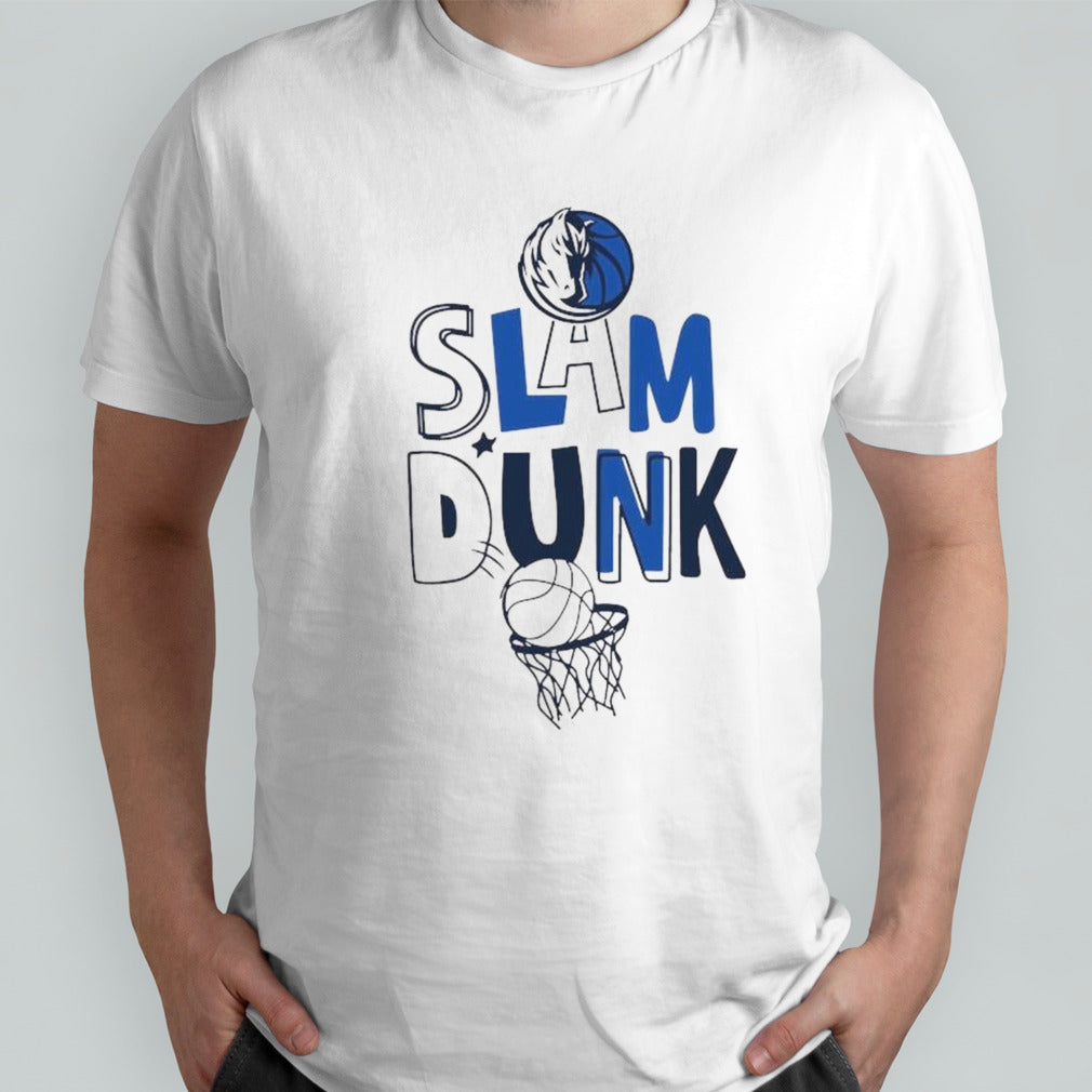 Slam Dunk Dallas Mavericks Ball In Hoop 2024 shirt