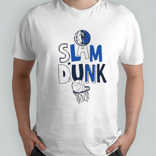 Slam Dunk Dallas Mavericks Ball In Hoop 2024 shirt