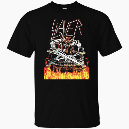 Slayer Band Tour Man's T-Shirt Tee