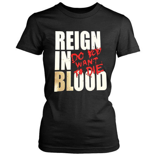 Slayer Reign In Blood Tour Reign In Blood Women's T-Shirt Tee