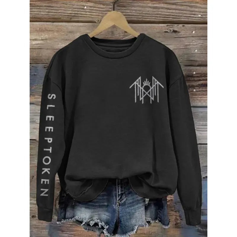 Sleep Token -  Logo Print Vintage Sweatshirt - Hoodie, Gift For Fan Sleeves With Designs T-Shirts | HypeCrazeTee.com