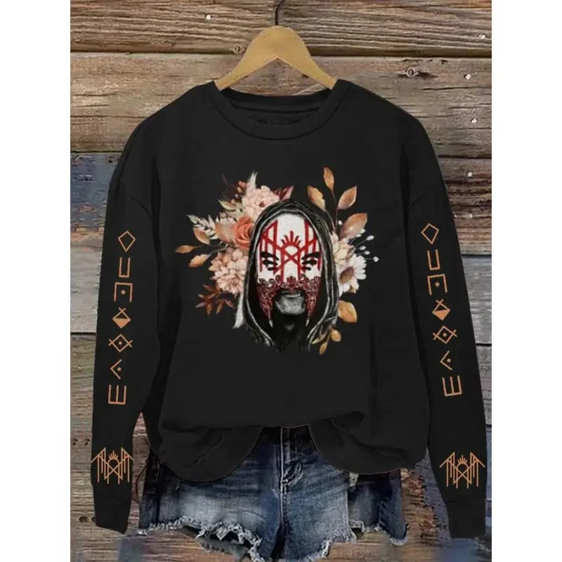 Sleep Token - Flowering Mask Print Vintage Sweatshirt - Hoodie, Gift For Fan Sleeves With Designs T-Shirts | HypeCrazeTee.com